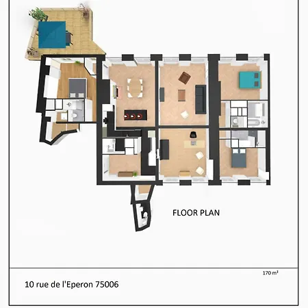 Historical - Odeon, Rive Gauche - 170 M2 Apartment *